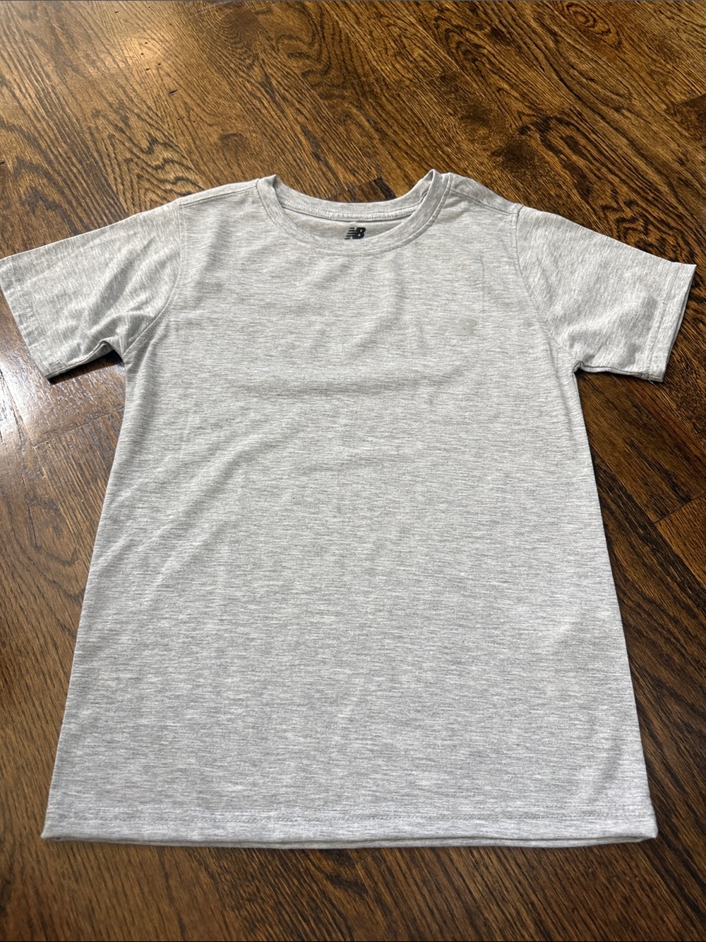 New Balance Men's Heather Gray Crew Neck Short Sleeve Tee
